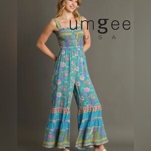 #160. 🌵Floral Print Jumpsuit